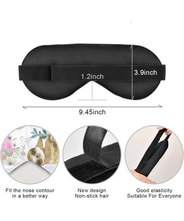 Haskirky Light Blocking Eye Mask - Breathable & Adjustable for Men and Women | Ideal for Travel, Yoga, Meditation, Office, Deep Sleep | Cute Cartoon Slot Design - Buy Online on GoSupps.com