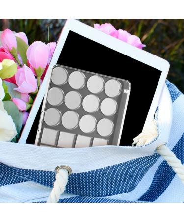 Angoily Palette de Maquillage Vide Magn tique 2 Pi ces 24 Emplacements M tal Noir 2080 22 Emplacements Rond 7028 Plateau Paupi res Compact pour Fards Paupi res Retouches et DIY - Buy Online on GoSupps.com