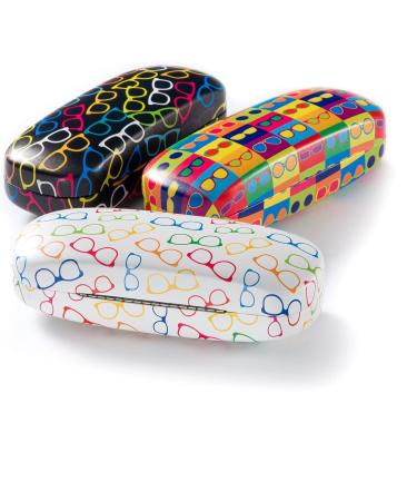 FEFI Hardcase Glasses Case with Matching Microfiber Cloth - Durable Black Eyewear Protection for Travel & Storage - Buy Online on GoSupps.com