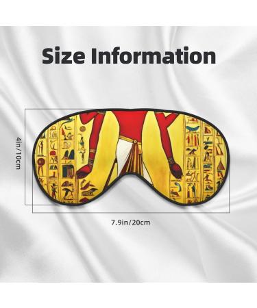 Ancient Egypt Tribe Series Soft Sleep Eye Mask | Breathable Travel Eye Patch for Women | Relaxation & Comfort - Buy Online on GoSupps.com