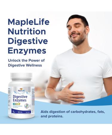 MapleLife Digestive Enzyme Complete - 90 capsules - Buy Online on GoSupps.com