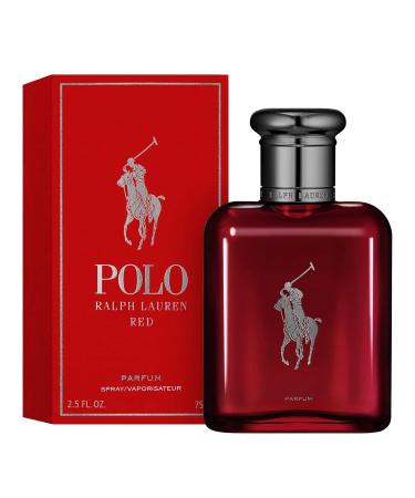 Ralph Lauren - Polo Red - Parfum - Men's Cologne - Ambery & Woody - With Absinthe Cedarwood and Musk - Intense Fragrance 2.5 Fl Oz (Pack of 1) - Buy Online on GoSupps.com