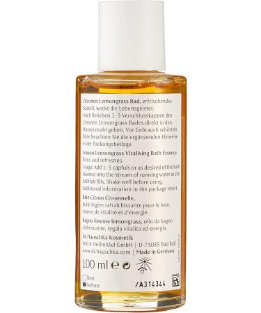 Dr. Hauschka Lemon Lemongrass Bath Oil - Refreshing 100 ml Unisex Bath Product | International Shipping - Buy Online on GoSupps.com