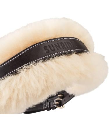 SUNRIDE Swedish Bridle Oxford with Reins - Soft Genuine Leather & Fur Adjustable Anatomical Design (Full Brown) - International Shipping Available - Buy Online on GoSupps.com