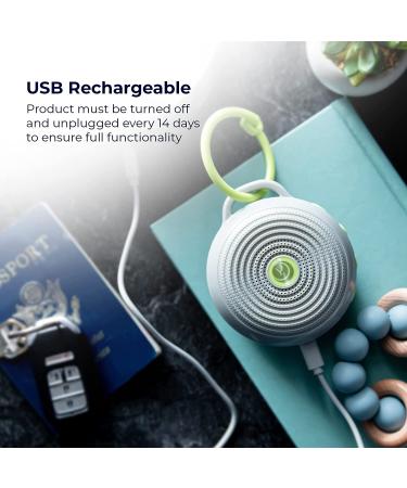 Yogasleep Hushh Portable White Noise Sound Machine for Baby - 3 Soothing Natural Sounds, Volume Control - Compact Size for Sleep Aid, Office Privacy, Meditation - Registry Gift - 1 Pack - Buy Online on GoSupps.com