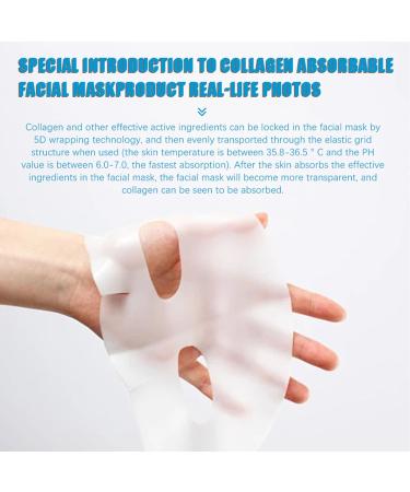 Collagen Mask Overnight Collagen Face Mask - Deep Collagen Anti Wrinkle Lifting Mask Collagen Overnight Face Mask - Hydrating Face Masks Beauty Sheet Mask Overnight Collagen Face Mask (3) - Buy Online on GoSupps.com