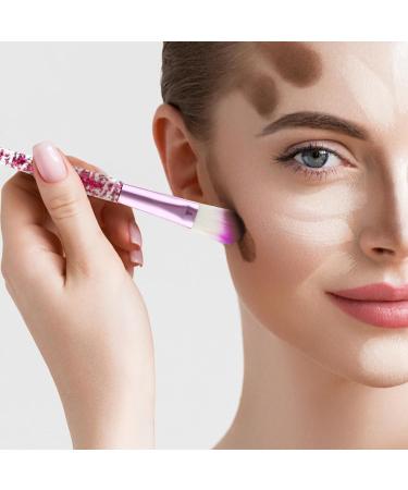 Buy Wllhyf Glitter Crystal 10-Piece Makeup Brush Set - Professional Bling Foundation Concealer Eyeshadow & Lip Brushes - Purple | International Shipping Available - Buy Online on GoSupps.com