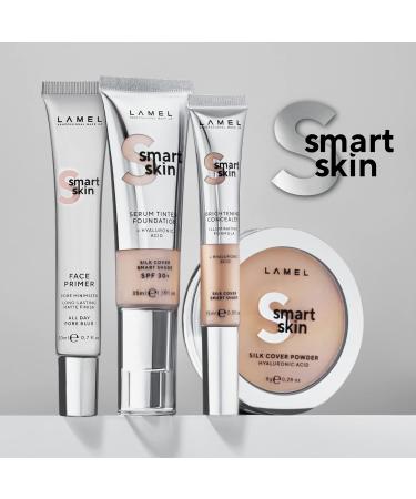Lamel SmartSkin Face Primer - Hydrating Pore-Erasing Formula for Smooth, Moisturized Skin - Long-Lasting Matte Finish - Natural Color N. 401 - 0.68oz - Buy Online on GoSupps.com