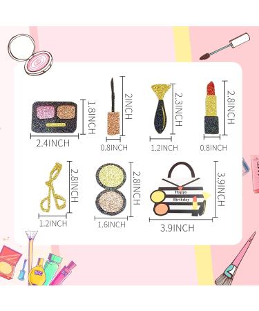 JeVenis Make Up Cupcake Toppers Spa Cupcake Toppers Cosmetics Cupcake Toppers for Make Up Parties Spa Party Decor Make-Up Birthday Cupcake Toppers for Salon Glam Birthday Color3 - Buy Online on GoSupps.com