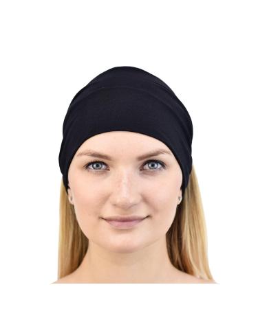 Shop Jasmine Silk Bamboo Headband - Unisex One Size Black | Premium Eco-Friendly Hair Accessory for All - Buy Online on GoSupps.com