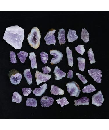 Meditation Gift Natural Amethyst February Birthstone Rough Home Decor (Size : 400-450g) - Buy Online on GoSupps.com