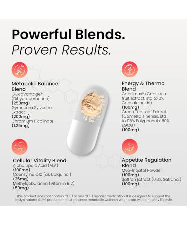 BloomMD GLP-1 Natural Booster with Dihydroberberine Dietary Supplement for GLP-1 Production Support 60 Capsules - Buy Online on GoSupps.com