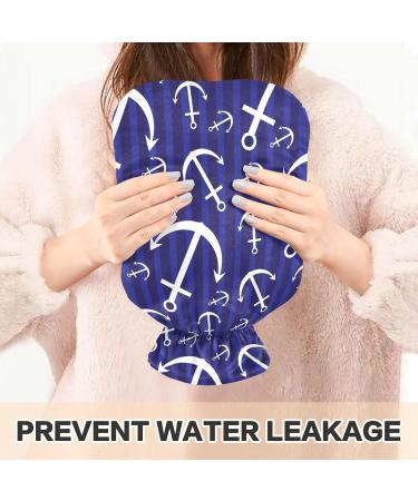 Shop Naanle Sea Ocean Anchor Hot Water Bottle - 1L Transparent Warming Bag for Bed & Pain Relief | International Shipping - Buy Online on GoSupps.com