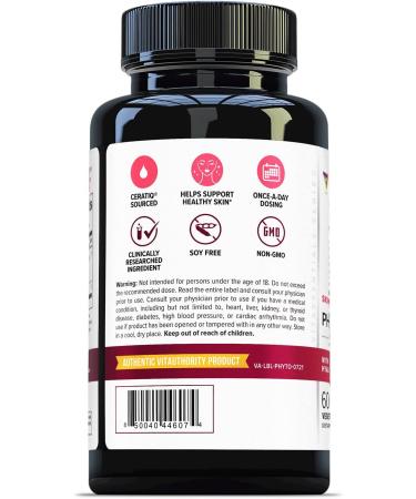 Hydrating Anti-Aging Phytoceramides Supplement with Hyaluronic Acid - Clinically Proven Skin Barrier Repair for Women - 700mg Ceratiq Ceramides - Buy Online on GoSupps.com