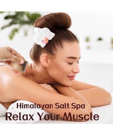 Natural Himalayan Salt Massage Ball - Muscle Roller for Back Shoulders Neck & Body Relaxation | Stress Relief Massage Stones - Buy Online on GoSupps.com