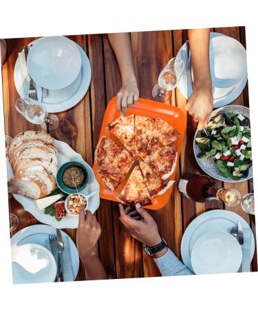 LABRIMP Snack Serving Dish 1pc Tray Wedding Decor Cake Stand Appetizer Plates Outdoor Decor Fruit Plate Breakfast Dessert Plate 38.5X28.5X2CM Orange - Buy Online on GoSupps.com