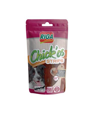 Riga Chick'os Strips Dog Treats 100g