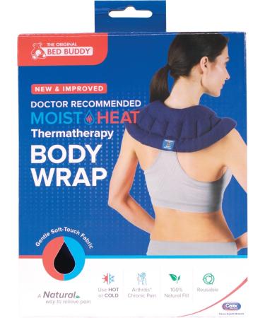 Bed Buddy Microwave Heating Pad - Body Wrap for Hot/Cold Therapy, Relief for Cramps, Muscle & Joint Pain, Headaches, Hot Flashes - Buy Online on GoSupps.com