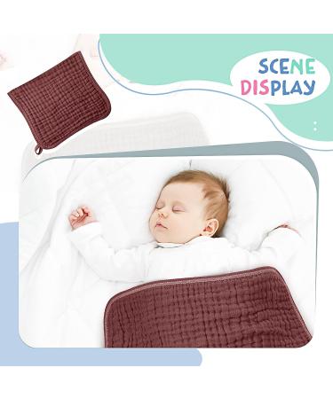Irenare 6-Piece Large 20x10 Inch Muslin Burp Cloths - Multi-Color Washcloths for Baby Burping Diapers - Absorbent Assorted Colors - Buy Online on GoSupps.com