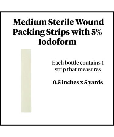 Mckesson Sterile Wound Packing Strip Cotton 1/2 x 5 yd - 61-59245 - 1 Ct - Buy Online on GoSupps.com