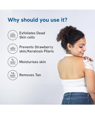 Be_Bodywise 10% Lactic AHA Exfoliating Body Scrub - Tan Removal & Soft-Smooth Skin for Women | 200g - International Shipping Available - Buy Online on GoSupps.com