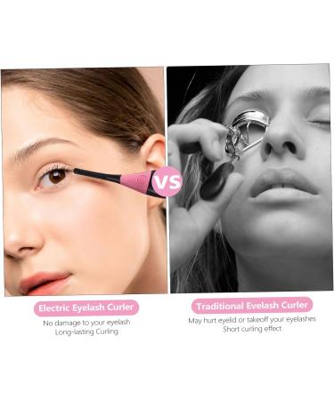 MERRYHAPY Rechargeable Eyelash Curler & Brush - Professional Beauty Tool for Stunning Lashes | USB Mini Eyelash Curling Clips - Buy Online on GoSupps.com