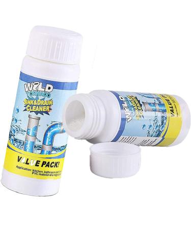 Wild Tornado Pipe Dredge Deodorant Powerful Sink and Drain Cleaner Quick Foaming Toilet Cleaner Dredge Agent for Kitchen and Toilet Pipes (1pcs)