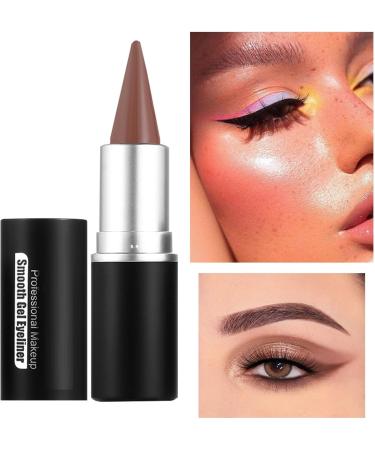 Long Wear Gel Eyeliner - 1-Pc Natural Black Eyeliner Cream | Black Eyeliner Pencil | 3g Eye Liner Waterproof | Waterproof Eyeliner Pencil | Natural Cream Eye Liner For Makeup Show Date 5# - Buy Online on GoSupps.com
