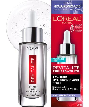 L'Or al Paris 1.5% Pure Hyaluronic Acid Serum + 12% Pure Vitamin C Face Serum (Revitalift) Hyaluronic Acid Serum - 30mL + Serum 30mL - Buy Online on GoSupps.com