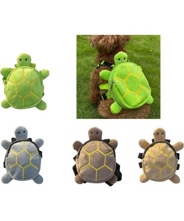 Beautiful Turtle Shaped Dog Backpack for Pets - Large Capacity Travel Bag for Cats & Dogs - Lightweight Outdoor Treats Carrier in Green - Buy Online on GoSupps.com