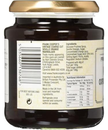 FRANK COOPER'S Vintage Oxford Marmelade | Marmelade orange | Cuisine anglaise | Toasts | 454g - Lot de 3 - Buy Online on GoSupps.com
