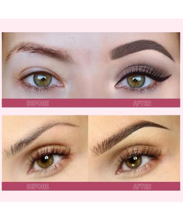 Olakin Multifunctional Eye Brush Set - 2 Angled Eyebrow Brushes for Powder Cream Gel & Wax | Perfect Conceal & Contour Tools - Buy Online on GoSupps.com