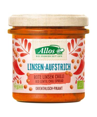 SPICY GLUTEN-FREE ORGANIC Lentil Paste 140g - ALLOS