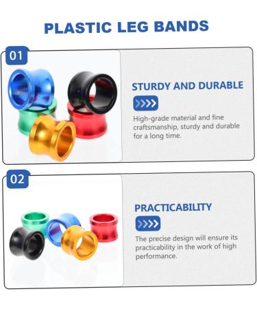 Angoily 40 Pcs Pigeon Foot Ring Where Kickstand Pigeon Foot Bands Pigeon Aluminum Leg Ring Metal Ring Birds 0.8X0.8X0.8CMx2pcs As Shownx2pcs - Buy Online on GoSupps.com