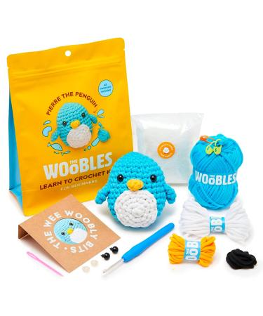 The Woobles Beginners Crochet Kit with Easy Peasy Yarn as seen on Shark  Tank - Crochet Kit for Beginners with Step-by-Step Video Tutorials - Fred  The Dinosaur