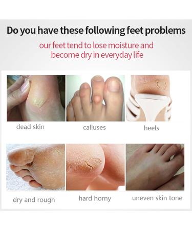 Revitalize Your Feet: 5 Pairs Coconut Milk Peeling Foot Mask & Salt Spa - Moisturizing Care for Dry Cracked Skin | Men's & Women's Foot Treatment - Buy Online on GoSupps.com