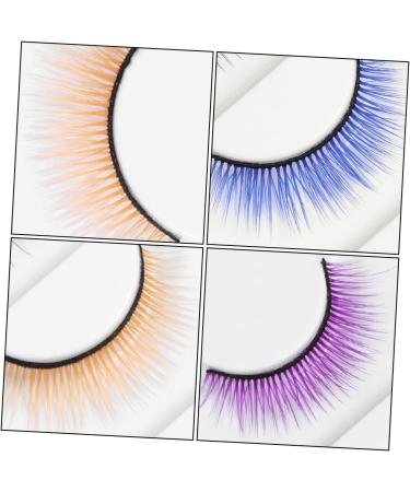 Beavorty 3 Pairs 3D False Eyelashes Costume Eye Lashes Soft Eyelashes 3D Fake Lashes dollsthetic lashes 3D Multilayer Colored False Eyelashes Faux Lashes fluffy extend Synthetic Silk Fiber - Buy Online on GoSupps.com