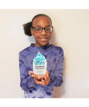 Whipped Soap for Kids - Blueberry Cheesecake | Kid-Friendly Body Wash & Hand Wash | Cruelty-Free | 4oz - Buy Online on GoSupps.com