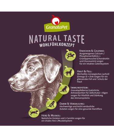 Granaphet Natural Salmon & Turkey Dog Food 4kg - Grain & Sugar-Free Sole Feed for Adult Dogs - Buy Online on GoSupps.com