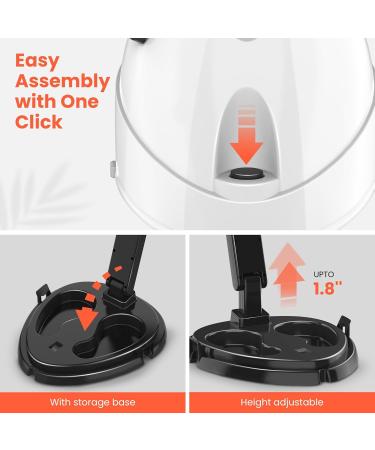 Buy TASALON 1875W Ionic Hooded Hair Dryer - 3 Heating Settings Ceramic Technology for Home & Salon Use - Portable Professional Bonnet Dryer - Buy Online on GoSupps.com