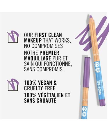 Rimmel London - Kind & Free Eye Definer 100% Vegan Ultra-Creamy Buttery Texture Intense Pigmentation Lasts Up to 12 hours Grape - 003 - Buy Online on GoSupps.com