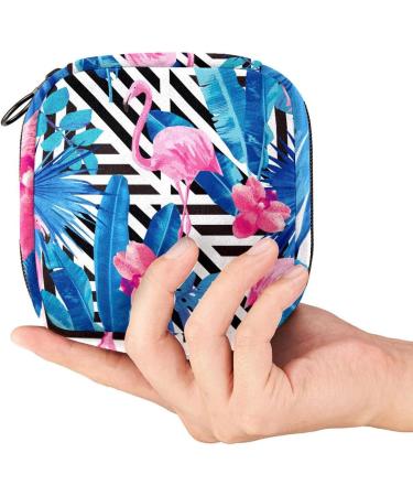 Flamingo Sanitary Napkin Storage Bags - Multicoloured 10 Pack | Menstrual Cup Pouches, Nursing Pad Holder & Tampon Bags - Buy Online on GoSupps.com