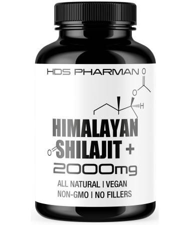 Shilajit capsules with Ashwagandha and Piperin |2000mg daily dose |120 capsules (high dose) |Shilajit extract (5: 1 formula) |Natural source of minerals fulvin and humic acid |Vegan