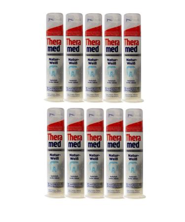 10x Theramed Natural White Fluoride Toothpaste Daily Toothpaste 100ml toothpaste