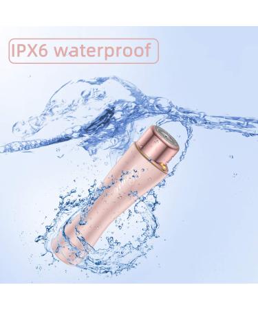 Leuxe Painless Facial Hair Remover for Women - Waterproof Shaver Razor with LED Light (Rose) - Buy Online on GoSupps.com
