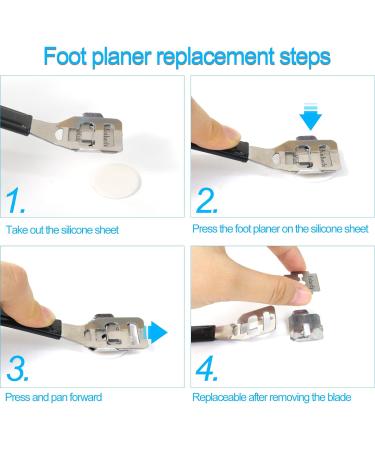Buy Sularpek 10-in-1 Professional Corn Removal Tool | Strong Dead Skin Foot Scraper | Black - International Shipping Available - Buy Online on GoSupps.com
