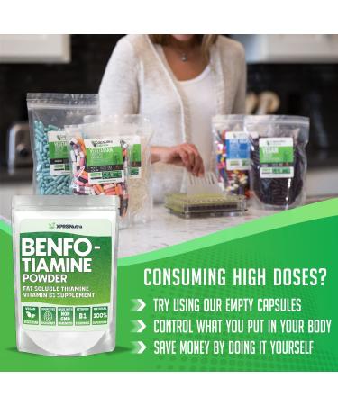 XPRS Nutra Benfotiamine Powder - Fat Soluble Thiamine Supplement for a Happy Heart - Potent Antioxidant - Vegan Friendly - 4 Ounce Pack - Buy Online on GoSupps.com