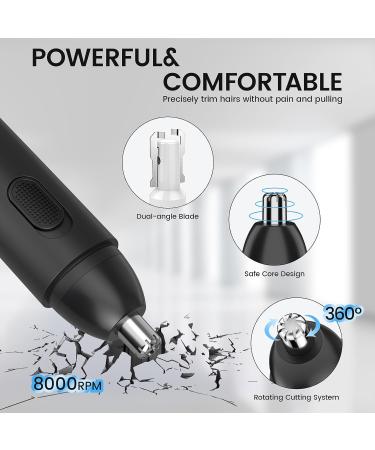 Best Nose Hair Trimmer - Rechargeable Washable Nose & Ear Hair Clipper for Men & Women - Buy Online on GoSupps.com