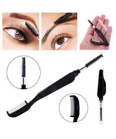 Flybloom Women Eyebrow Brush & Stainless Steel Eyelash Brush | Essential Makeup Tool for Flawless Brows & Lashes - International Shipping Available - Buy Online on GoSupps.com