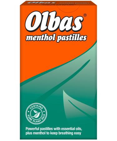 Olbas Menthol Pastilles 45G - Powerful pastilles with Essential Oils Plus Menthol to Keep Breathing Easy